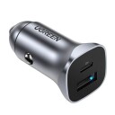 Ugreen Billader med 1xUSB 1xUSB-C 30W PD - Grå