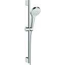 Hansgrohe Croma Select S Dusjsett Vario 65 cm, EcoSmart, Hvit/Krom