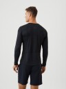 Björn Borg Men's Borg Long Sleeve Tech T-Shirt M, Black Beauty