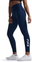 2xu Form Stash Hi-rise Comp Tight Midnight/white M