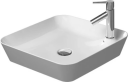 Duravit Cap Cod Toppmontert servant 460x460 mm, m/1 blanderhull.