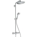 Hansgrohe Croma Select S 280 Showerpipe Ø280 mm, EcoSmart, Krom