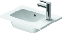 Duravit Me By Starck Møbelservant 430x300 mm, 1 bl.hull, u/o.l, Hvit m/WG