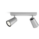 Philips Philips myLiving Paisley dobbel spot GU10 - Aluminium