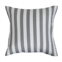 Borg Living Putetrekk - 100% Bomullssateng - Nordic Stripe grå - Stripete - 60x63 cm