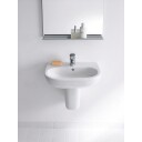 Duravit D-Code servant, 55x43 cm, hvit