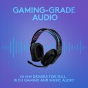 Logitech G335 Wired Gaming Headset - Svart