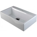 Lavabo Boxo 1080 Slim servant, 50x30 cm hvit