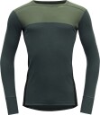 Devold Men's Lauparen Merino 190 Shirt M, Forest/Woods/Black