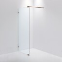 INR Iconic Nordic Rooms Dusjvegg ARC 20 Original Brushed Bronze / 90cm Klart Glass