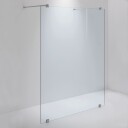 INR Iconic Nordic Rooms Dusjvegg ARC 43 Måltilpasset Brushed Stainless / Klart Glass