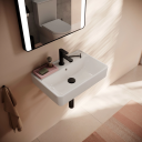 Hansgrohe Xanuia Q Vegghengt Servant 55x37 cm m/1 bl.hull m/ol Hvit