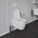 Duravit ME By Starck Vegghengt toalett 370x570 mm. Hvit Matt, Wondergliss