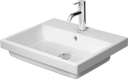 Duravit Vero Air Servant for nedfelling 550x455 mm, u/bl.hull, m/o.l, Hvit m/WG