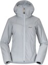 Bergans of Norway Y MountainLine Insulated Windbreaker Jacket Dame Pearl Grey L