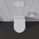 Duravit ME By Starck Vegghengt toalett 370x570 mm. Hvit Matt, Wondergliss