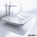 Duravit Pura Vida Toppmontert servant 700x420 mm, uten blanderhull