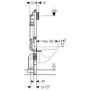 Geberit Duofix Sigma Sisterne Frontbetjent, For ekstern utlufting