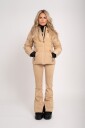 Nikkie Logo Ski Jacket Dame Dark Hummus 38