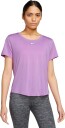 Nike Dri-Fit One T-Shirt Dame Rush Fuchsia/White S