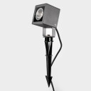 Lucande LED-lampe med jordspyd Jiada