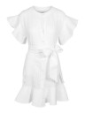 Ella & il Fia Linen Dress - White L