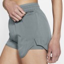 Nike Tempo Luxe 2-In-1 Shorts Dame Smoke Grey/Smoke Grey/Reflective Silver M