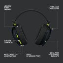 Logitech G435 Lightspeed Headset Svart