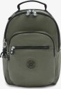 Kipling Seoul stor ryggsekk med PC lomme Green Moss