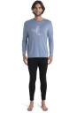 Icebreaker Tech Lite Ii Ls Tee Skiing Yeti Herre Kyanite L