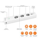 Leddvance - SMART+ Powerplug (3 x stik, 2 x USB-A, 2 x USB-C) WiFi