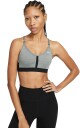 Nike Indy Light-Support Padded V-Neck Sports Bra Dame Smoke Grey/Pure/Black/White XS