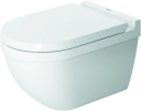 Duravit Starck 3 Vegghengt toalett 365x540 mm, Hvit med HygieneGlaze