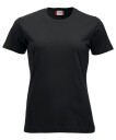 Basic T-Shirt Dame Svart XS