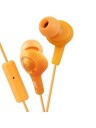 JVC Headphone FR6 Gumy Plus Mic Orange