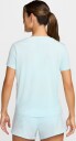 Nike One Swoosh Dri-FIT SS Tee Dame Glacier Blue/Aster Pink XS