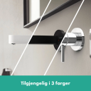 Hansgrohe Finoris 2-hulls Servantbatteri For innbygning, 16,8 cm tut, Krom