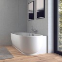 Duravit Luv Badekar m/panel 1850x950 mm, For venstre hjørne