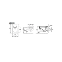 V&B Memento 2.0 Vegghengt toalett 375x560 mm, DirectFlush, Stone White Mat