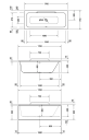 Duravit Durastyle Badekar for innbygging 1700x750 mm, Ryggstøtte høyre