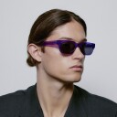 A. Kjærbede Bror Sunglasses Purple Transparent KL2108-PTR