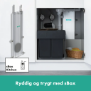 Hansgrohe Zesis M33 Kjøkkenbatteri Med uttrekkbar tut, 2jet, sBox, Krom