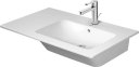 Duravit Me By Starck Møbelservant 830x490 mm, 1 bl.hull, m/overløp, Hvit