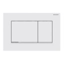 Geberit Sigma30 Betjeningsplate Hvit Matt/Krom/Hvit Matt, Easy-Clean