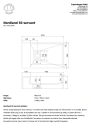 Copenhagen Bath Nordland 50 servant 500x300 mm, Hvit Matt