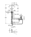 Grohe Minta Touch med L-tut og uttrekkbar tut