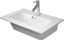 Duravit Me By Starck Compact Møbelser. 630x400 mm, u/bl.hull, m/overløp, Hvit