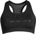 Casall Iconic Wool Sports Bra Black Logo M/AB