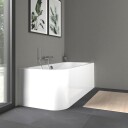 Duravit Happy D.2 Badekar m/panel 1800x800 mm. Høyre hjørne