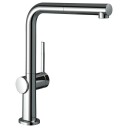 HANSGROHE TALIS M54 KJØKKENARMATUR M/UTTREKK KROM